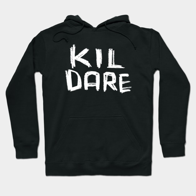 Kildare, Ireland Handlettering Hoodie by badlydrawnbabe